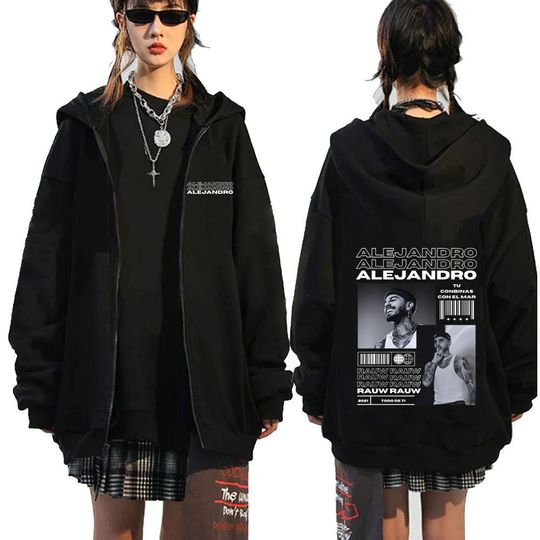 Rauw Alejandro Todo De Ti Album Zipper Hoodies