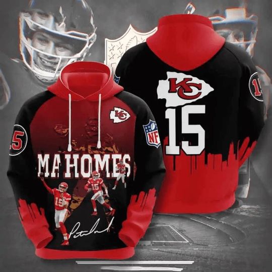 Kansas City Mahomes Football Champion 3D Hoodies, Kansas City Christmas 3D Hoodies, Chiefs 3D Hoodies, Chiefs Football Fan Gifts