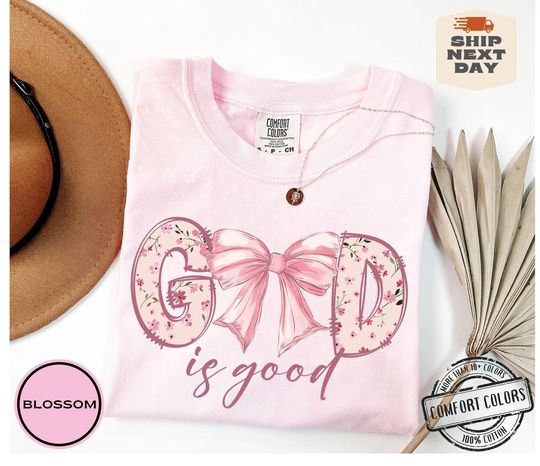 God is Good Shirt Comfort Colors, God is Good Crewneck, Christian Sweatshirt, Faith Sweaters, Womens Religious Shirt, Christian Gifts Idea
