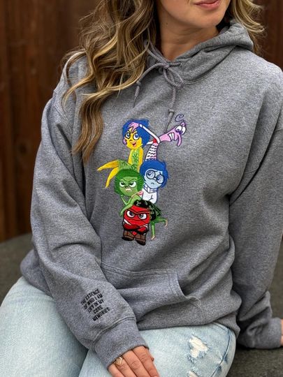 Inside Out hoodie, Disney sweater, unisex Disney Sweater