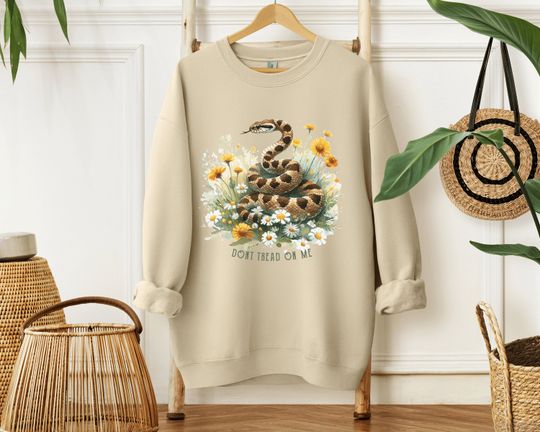Don't Tread On Me Feminine Gadsden Flag Sweatshirt, Libertarian Conservative Mom Sweat shirt, Freedom Tee, Liberty Mama Tee, Patriot Gift