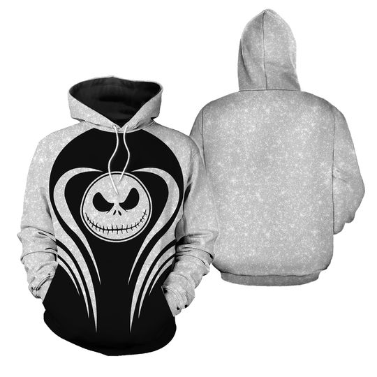 Halloween Jack Skellington Hoodie/Leggings, Disneyland Pants, Nightmare Before Christmas Shirt, Disney Women Leggings, Horror Hoodie