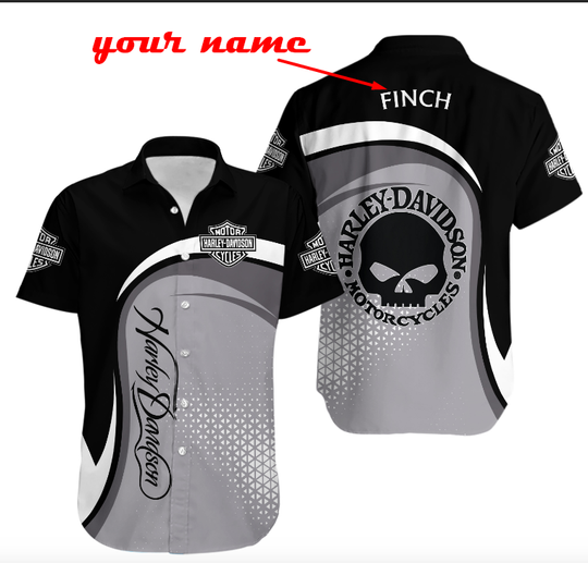 Discover Personalized Harley Racing Casual Davidson Shirt, Harley Button Down Davidson