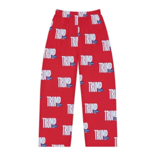 MAGA Trump Pajama Pants, Trump Won Cozy Pants, Sleepwear Xmas Gift
