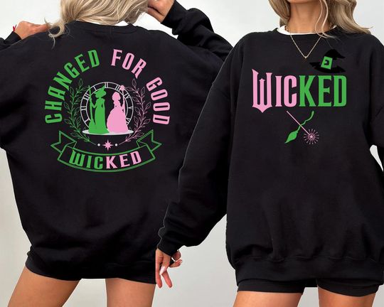 Wizard of Oz shirt Broomstick Tee, Wizard of Oz Sweatshirt, Changed For Good Sweatshirt, Wicked Defy Gravity Sweatshirt, Wicked Sweatshirt.