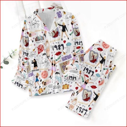 Swift Versions Eras Tour Pajamas Set, Family Christmas Pajamas Set