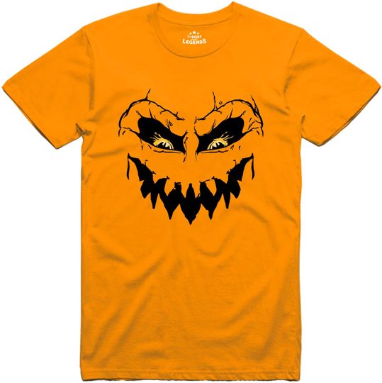 Halloween Mens Funny T Shirt Pumpkin Costume Regular Fit Tee