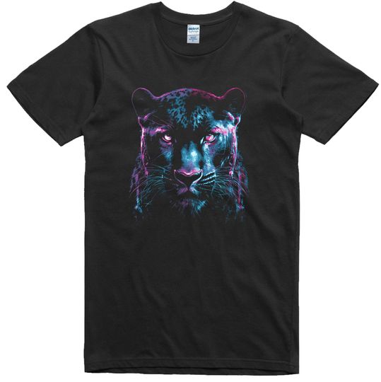 Panther Mens T Shirt Print Regular Fit Tee