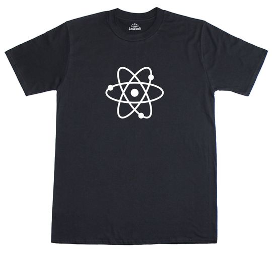 Science Atom New Cool Geek Nerd Mens Loose Fit Mens Tee Shirt