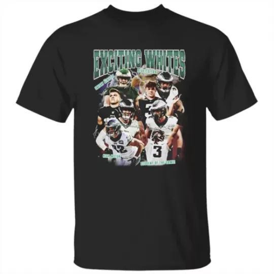 Reed Blankenship And Cooper Dejean Exciting Whites Eagles Shirt - All Size
