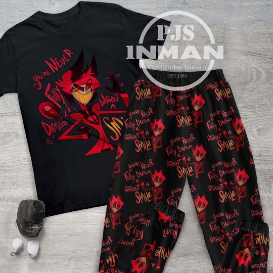 Hazbin Hotel Christmas Pajamas Set - Family Holiday Pajamas for All Ages