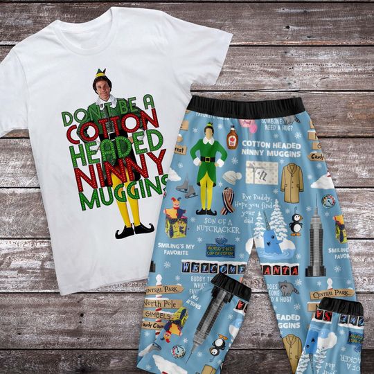 Elf Holiday Pajamas Set - Buddy the Elf Christmas Pajamas for Family