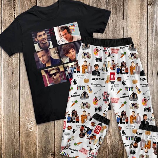 One Direction Christmas Pajamas - Personalized Family Pajama Set for the Holidays