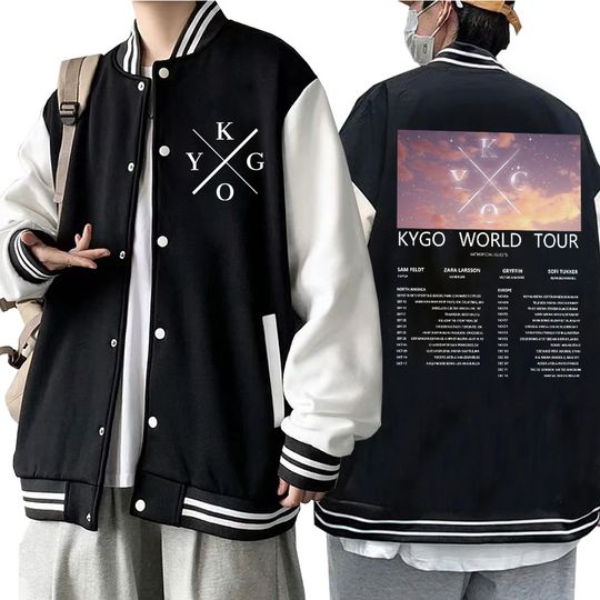 Kygo World Tour 2024  Baseball Uniform Jackets