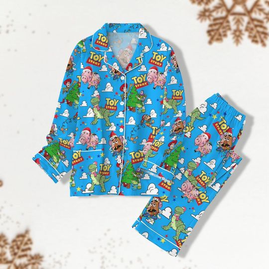 Disney Pixar Toy Story Christmas Pajamas, Disney Kids Pajamas, Christmas Party 2024 Pajama, Disney Group Xmas, Toy Story Pajamas Pants