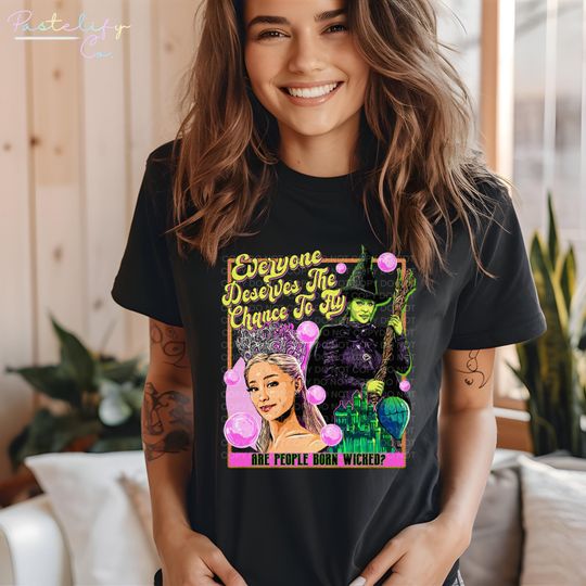 2024 Wicked Ariana Cynthia Erivo T-shirt