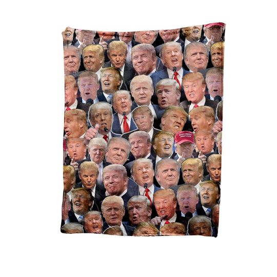 Trump Blanket, Trump Home Decor, USA Blanket, President Trump Gift, Republican Home Gift, Republican Decor, MAGA Blanket, Trump 2024 Gift
