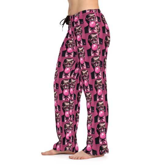 Trump Bubblegum Women's Pajama Pants, Relaxing Sleepwear, Cozy Lounge Pants