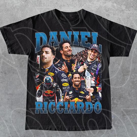 Limited Daniel Ricciardo Vintage T-Shirt, Gift For Women and Man Unisex T-Shirt