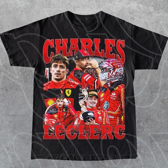 Limited Charles Leclerc Vintage T-Shirt, Gift For Women and Man Unisex T-Shirt