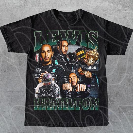 Limited Lewis Hamilton Vintage T-Shirt, Gift For Women and Man Unisex T-Shirt
