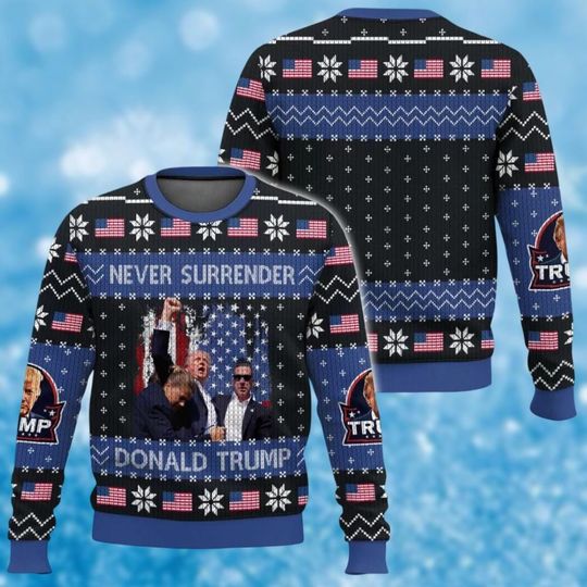 Donald Trump Ugly Sweater, Trump President Christmas Sweater, Trump Vance 2024 Xmas Sweater, Trump 2024 Shirt, Christmas Gift
