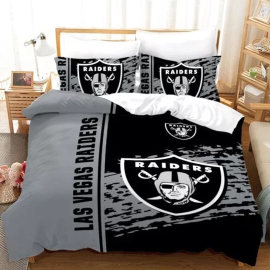 Las Vegas Raiders Bedding Set