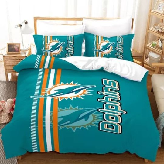 Miami Dolphins Bedding Set