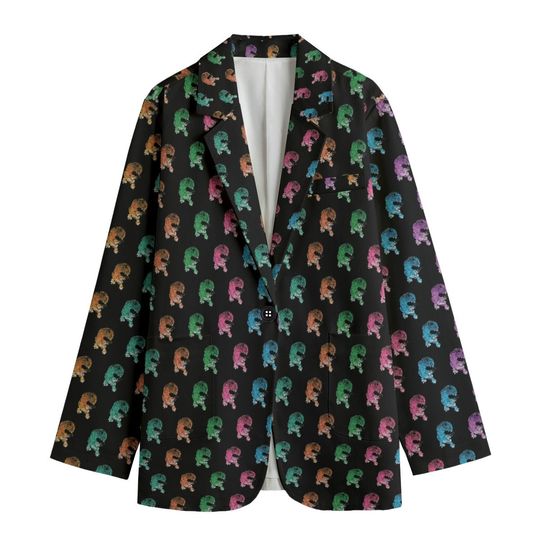Women's Leisure Blazer Tigers Blazer, Tiger print blazer, Tigers, animal's print, safari blazer, wild animal, Tiger gif