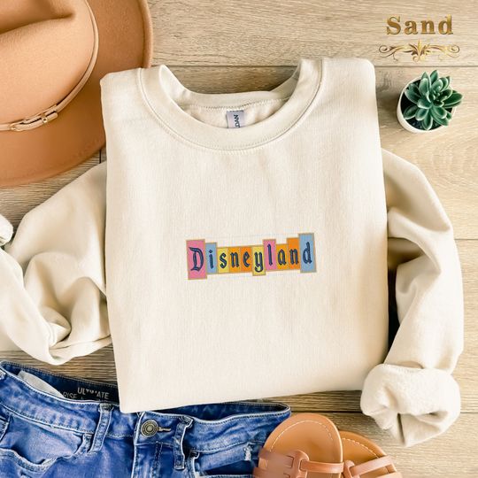 Embroidered Disneyland Sweatshirt, Disneyland Family Holiday Vacation, Mickey and Friends, Magic Kingdom Sweatshirt, Matching Sweatshirt