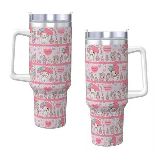 Sanrio My Melody  Tumblers 40 oz With Handle | Christmas Gift