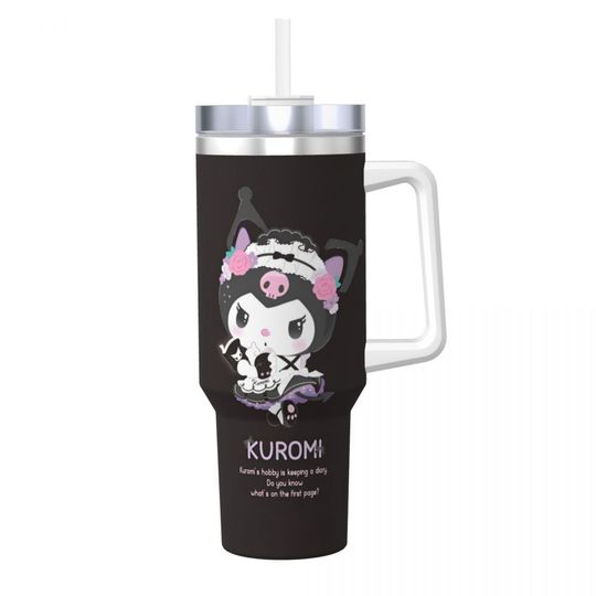 Sanrio Kuromi Kawaii Tumblers 40 oz With Handle | Christmas Gift