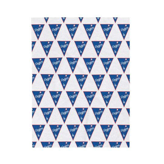 Dodgers Pennant Stadium Fleece Blankets