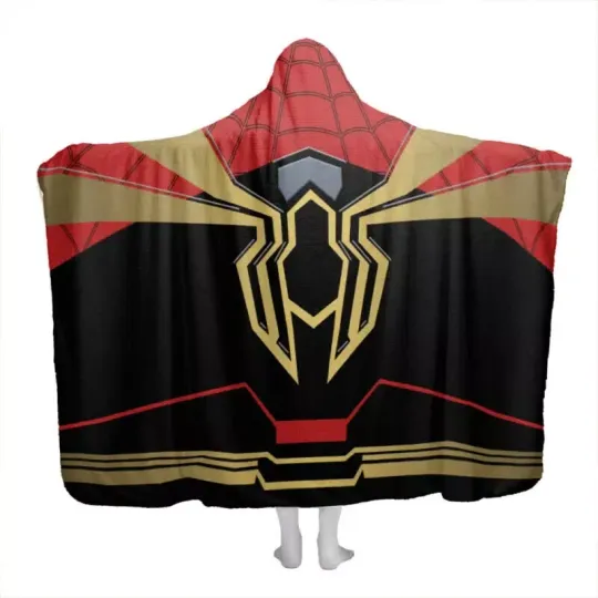 Hybrid Suit Spiderman Marvel Hooded Blanket