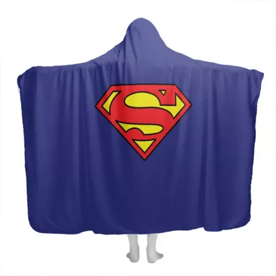 Superman Dc Comics Hooded Blanket