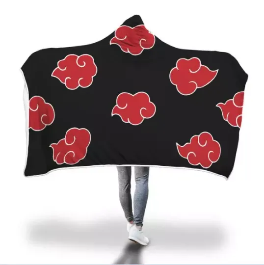 Narutoo Hooded Blankets – Narutoo Akatsuki Hooded Blankets