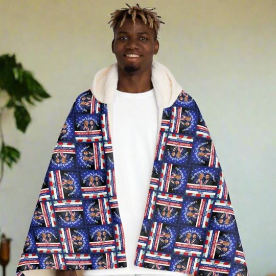 Felon & Hillbilly Greatest Comeback Christmas Hooded Blanket