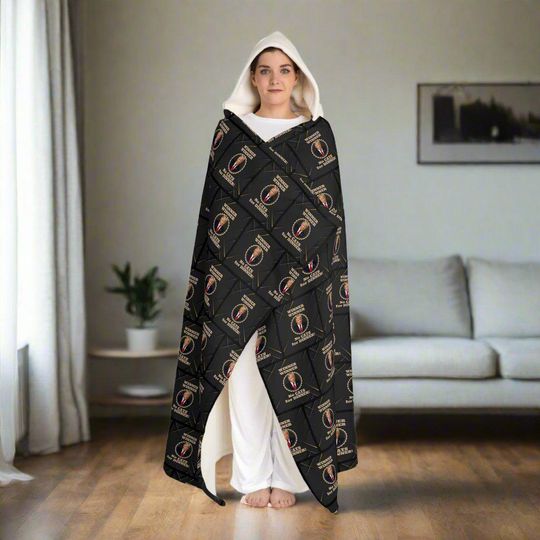 Winner Winner No Cats for Dinner Christmas Hooded Blanket