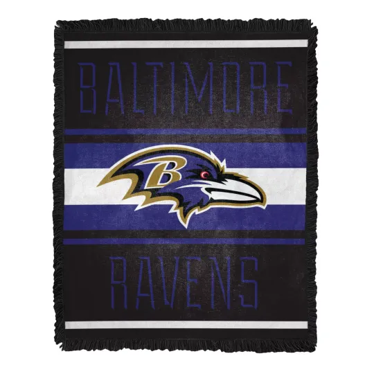 Northwest football Baltimore Ravens Nose Tackle Woven Blanket