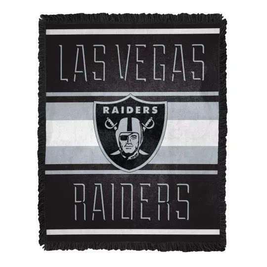 Northwest football Las Vegas Raiders Nose Tackle Woven Blanket