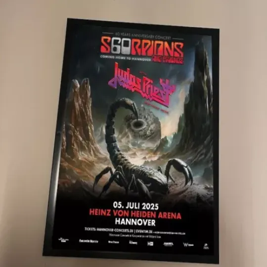 Scorpions With Judas Priest 60th Anniversary Concert On 5 Juli 2025 Poster