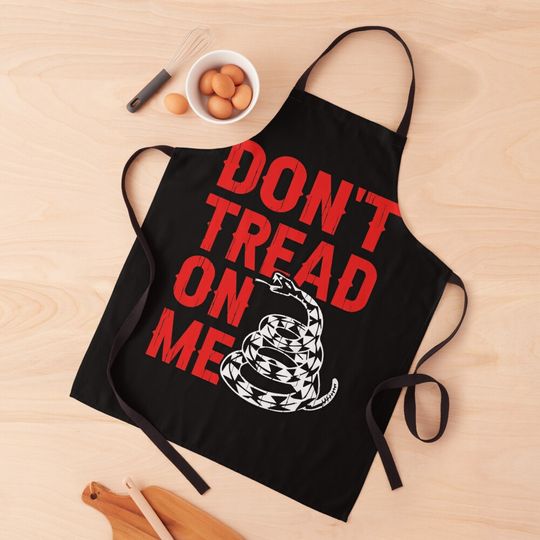 Don't Tread On Me Second Amendment Gun Rights Patriotic Apron