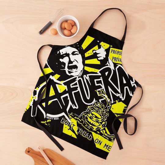 Javier Milei Don't Tread On Me Punk Rock Apron