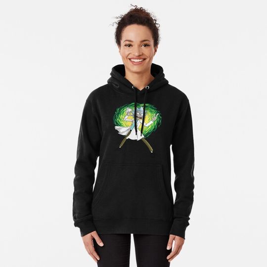 r sanche Rick and Rickandmorty Pullover Hoodie