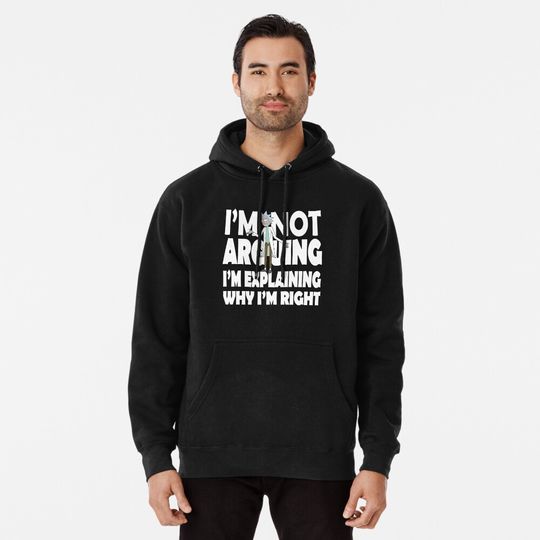 Rick and Rickandmorty I'm Not Arguing Pullover Hoodie