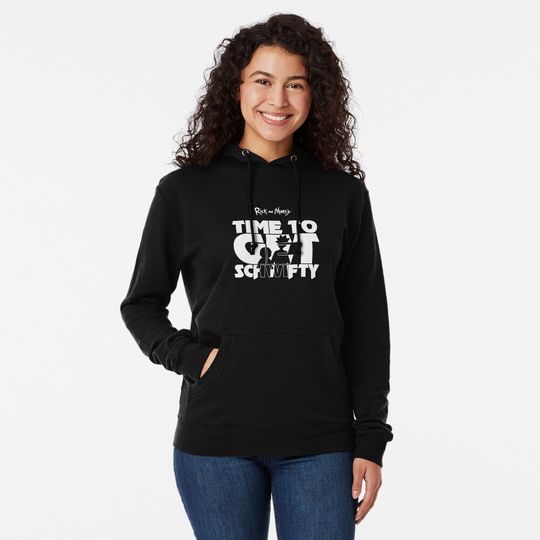 TIME TO get schwif Rick and Rickandmorty ™ Lightweight Hoodie