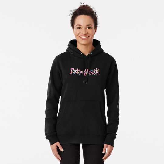 Rick and Rickandmorty - Season 4 logo Pullover Hoodie