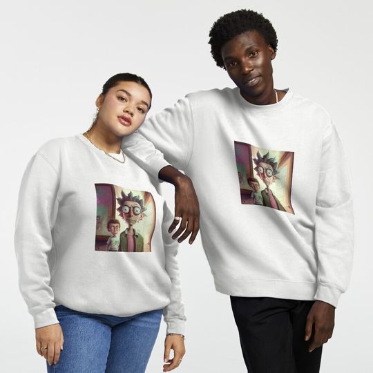 Rick and Rickandmorty Pullover Sweatshirt