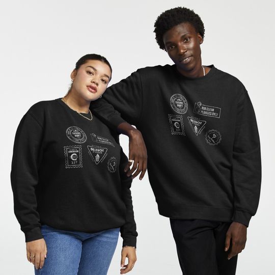 Genuine Rickandmorty [White Ink]   Pullover Sweatshirt