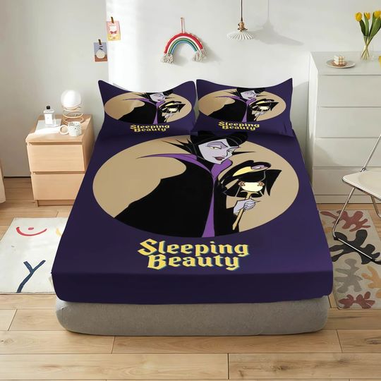 Disney Villains Maleficent Ursula Evil Queen Bedding Set ​